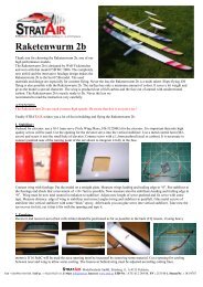 Raketenwurm 2b - Stratair Modelltechnnik GmbH
