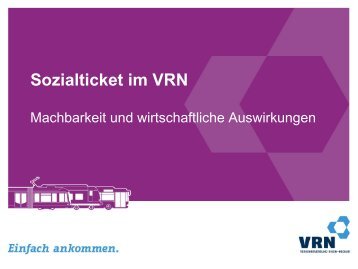 Sozialticket im VRN - DIE LINKE. KV Mannheim