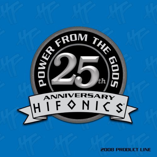 2008 PRODUCT LINE - Hifonics
