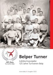Einbinden Belper Turner - TV Belp