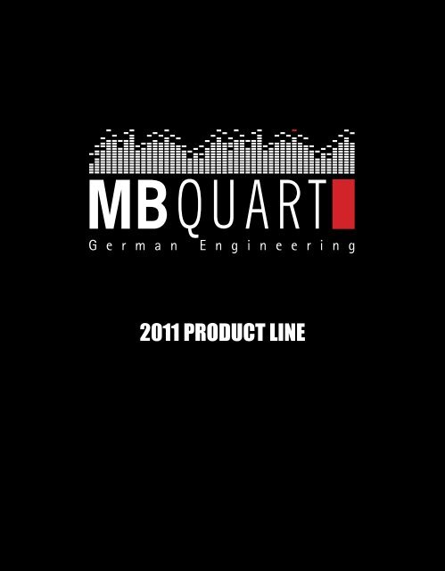 2011 PRODUCT LINE - MB Quart