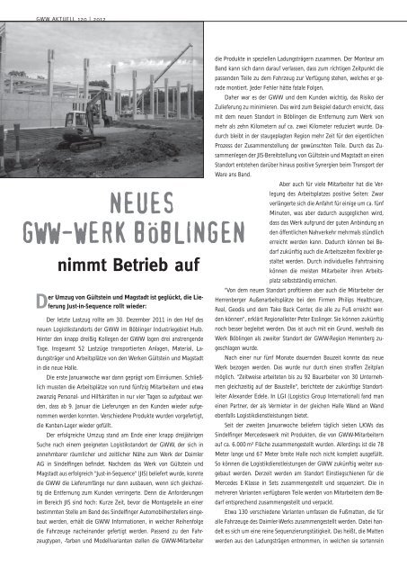 Ausgabe 120 als PDF-Dokument - Gemeinnützige Werkstätten und ...