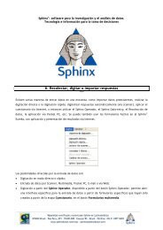 6. Recolectar, digitar o importar respuestas - SPHINX Brasil