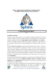 9. Otras funciones del Sphinx® - SPHINX Brasil