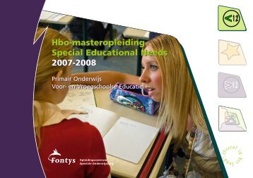 Hbo-masteropleiding Special Educational Needs 2007-2008 Hbo ...