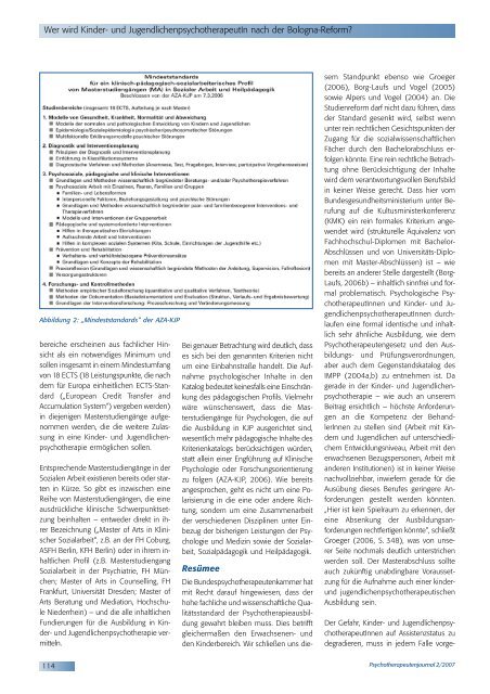 Psychotherapeutenjournal 2/2007 (.pdf)