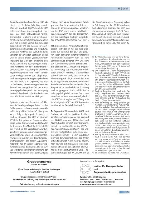 Psychotherapeutenjournal 2/2007 (.pdf)