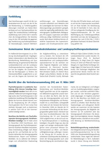 Psychotherapeutenjournal 2/2007 (.pdf)