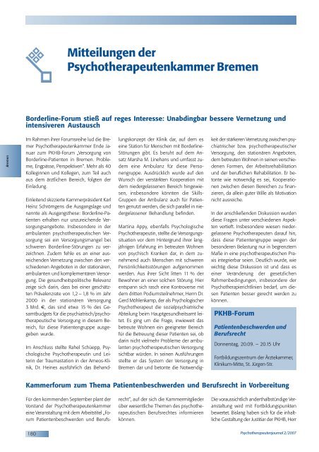 Psychotherapeutenjournal 2/2007 (.pdf)