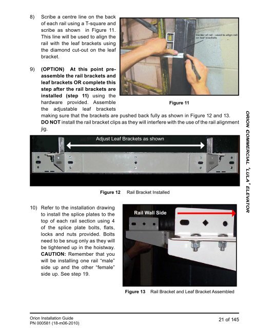 ORION Commercial 'LULA' Elevator - Advanced Lift Solutions