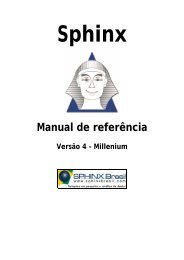 Manual de referência - SPHINX Brasil