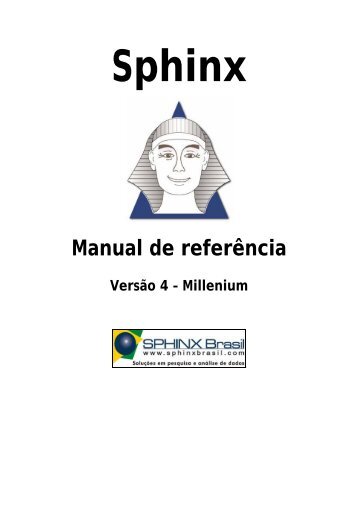 Manual de referência - SPHINX Brasil