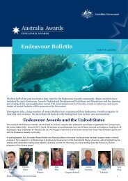 Endeavour Awards and the United States - Department of Innovation ...