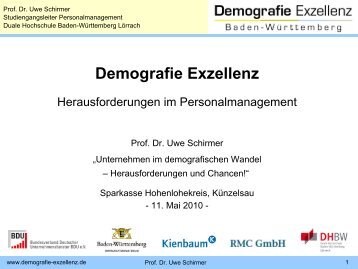Präsentation Herr Professor Dr. Uwe Schirmer