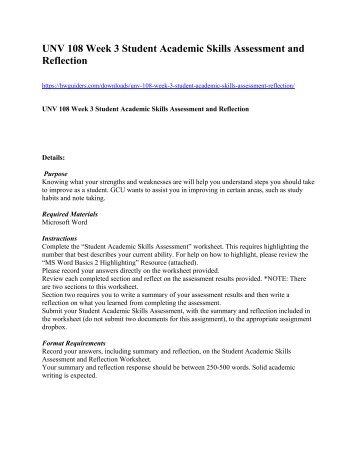 reflection and academic skills Academic writing tasks usually require you to support your main points with references to literature and take an objective perspective largely without personal ‘i’ or. reflection and academic skills Academic writing tasks usually require you to support your main points with references to literature and take an objective perspective largely without personal ‘i’ or.