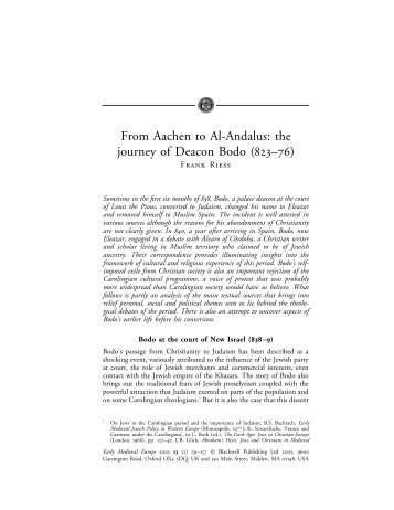 From Aachen to Al-Andalus_ the journey of Deacon Bodo (823â€“76)