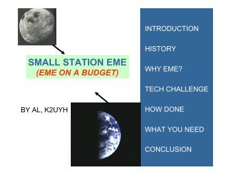 K2UYH - Small Station EME