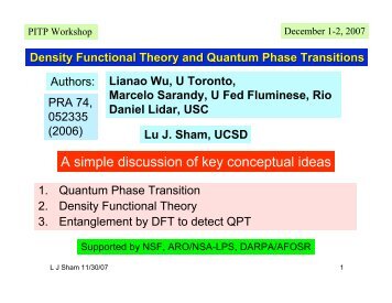 Density Functional Theory