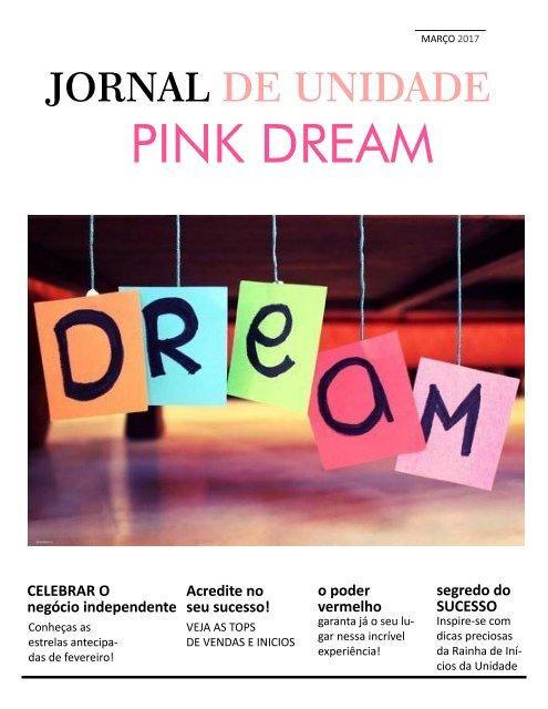 jornal PINK DREAM_março