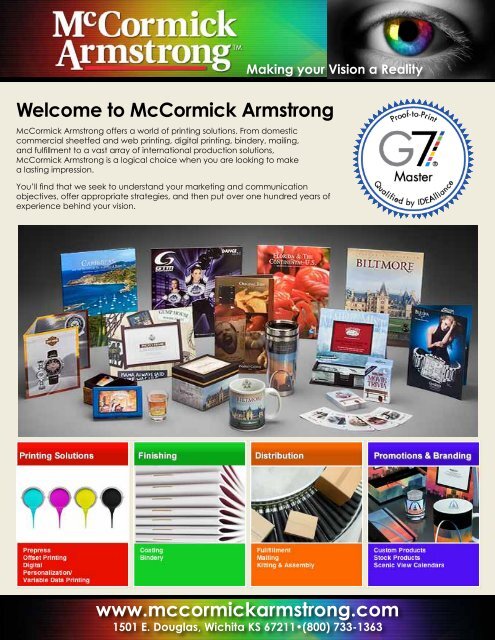 www.mccormickarmstrong.com Welcome to McCormick Armstrong