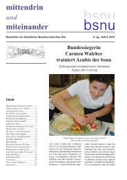 NL - 2010 - Heft 2.pmd - Staatliche Berufsschule Neu-Ulm