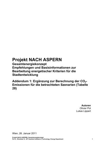 Projekt NACH ASPERN Gesamtenergiekonzept Empfehlungen und ...