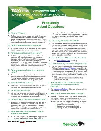 Taxcess Sign In Taxcess.gov.mb.ca Magazines