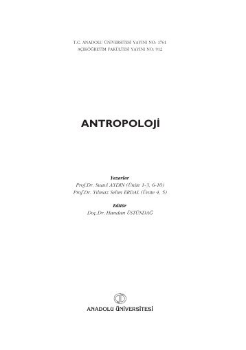 ANTROPOLOJİ