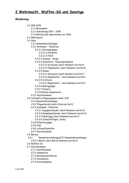 2 Wehrmacht Waffen Ss Und Sonstige Lexikon Der Wehrmacht
