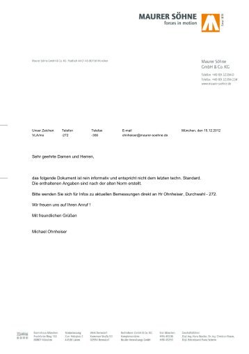 Technische Infos Verformungslager - Maurer Söhne Group