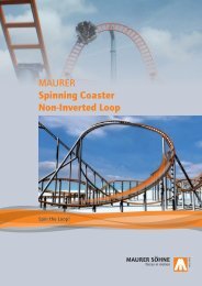 MAURER Spinning Coaster Non-Inverted Loop - Maurer Rides