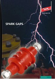 SPARK GAPS - DEHN (UK)