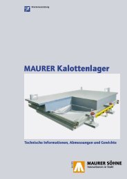 [Prospekt] MAURER Kalottenlager