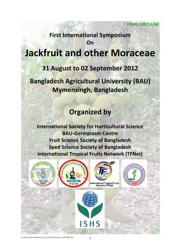 International Symposium on Jackfruit and other Moraceae ...