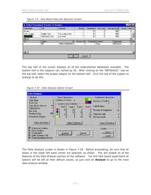 ACTIVITY MONITOR - Vanderbilt Kennedy Center