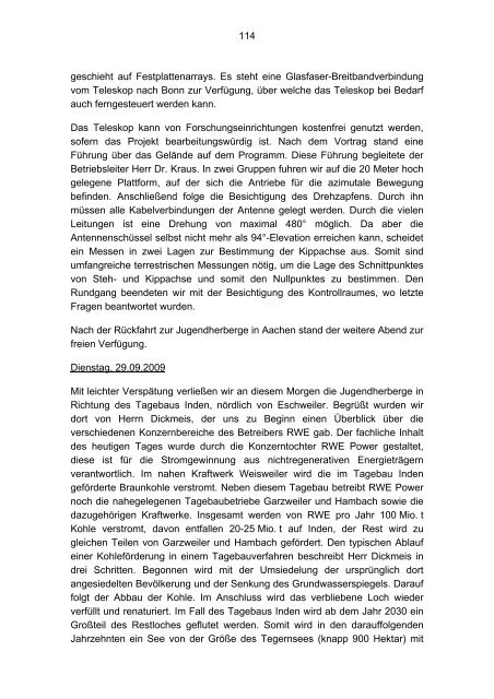 Berichte 2009 - Förderergesellschaft der Geodäsie und ...