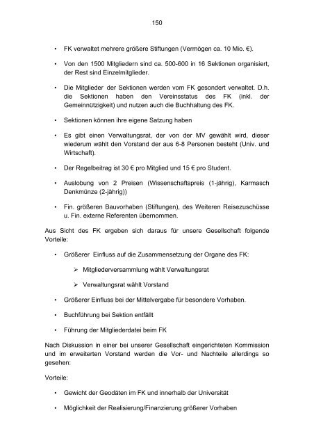 Berichte 2009 - Förderergesellschaft der Geodäsie und ...