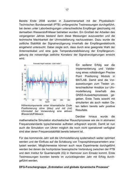 Berichte 2009 - Förderergesellschaft der Geodäsie und ...