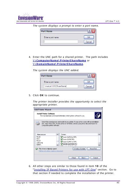 The system displays a pro