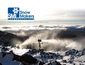 SMI Company Catalogue (pdf) - Snow Machines, Inc.