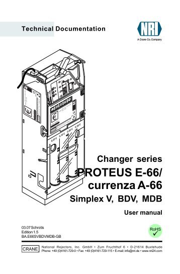 PROTEUS E-66/ currenza A-66 - NRI