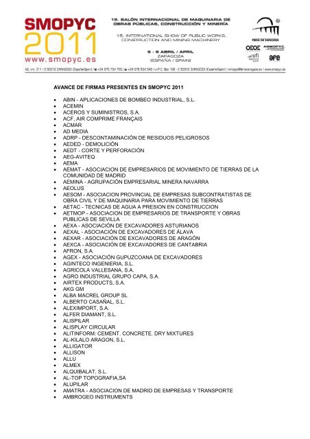 Avance De Firmas Presentes Smopyc 11 Cintasa