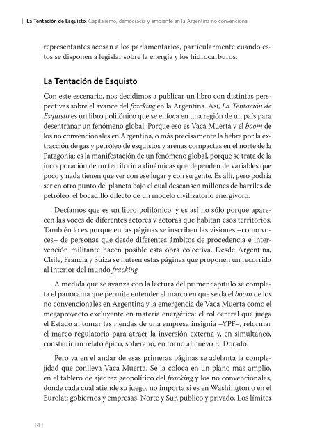 La Tentación de Esquisto