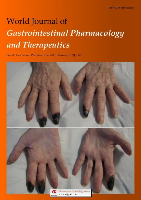 World Journal of Gastrointestinal Pharmacology and Therapeutics