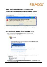Fehler beim Programmstart 32-bit-Systeme - sirAdos GmbH