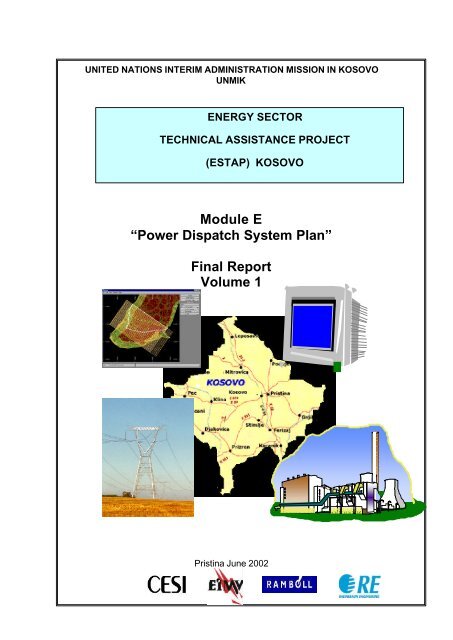 Module E Power Dispatch System Plan Final Report Volume 1