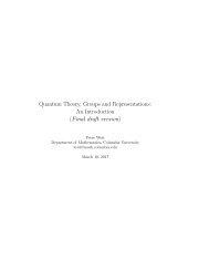 Quantum Theory Groups and Representations An Introduction (Final draft version)