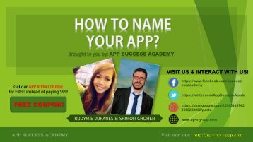  App Name Mastery Guide - how to choose app name?