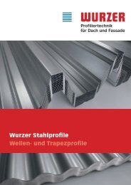 Wurzer Stahlprofile Wellen- und Trapezprofile