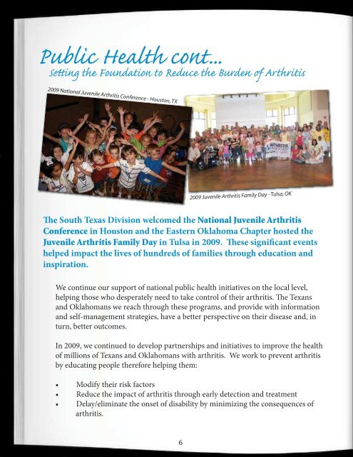 2009 Annual Report - Arthritis Foundation